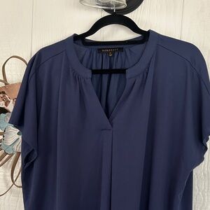DownEast Women's Navy Blouse